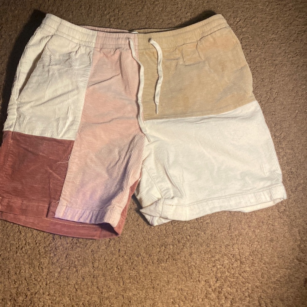 Multicolored Corduroy PacSun Shorts